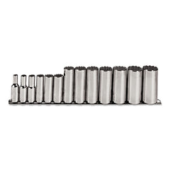 PROTO J52112 Proto® 3/8 Drive 13 Piece Deep Socket Set - 12 Point