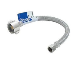 STEEL-FLEX 48089 3/8 in. Comp x 7/8 in. Ballcock 16 in. Manual Toilet Connector