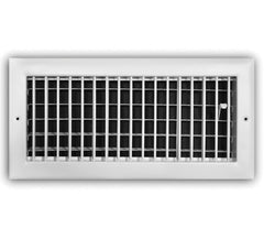 TRUaire 210VM10X08 Single Deflection Wall/Ceiling Register, 10 x 8 in, 171 to 846 cfm, Steel