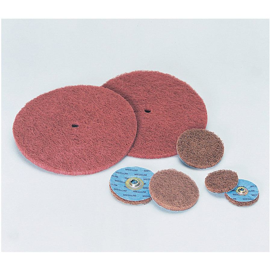 Standard Abrasives 7000121862 Non-Woven Buff and Blend Disc 6 in Diameter Fine Grade Aluminum Oxide Abrasive