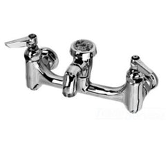 T&S B-0674-BSTP 2 Lever Handle Fixed Service Sink Faucet 8 in Replacement MPN