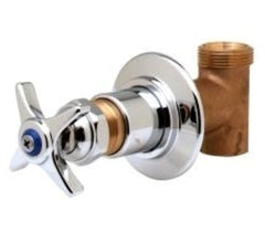 T&S B-1025 1/2 in. Female Brass Concealed Straight Valve Replacement B-1025