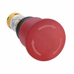 Eaton C22-PVT45P-K11 C22 22.5 mm Compact Pushbutton Emergency Stop Non-Illuminated Button Red