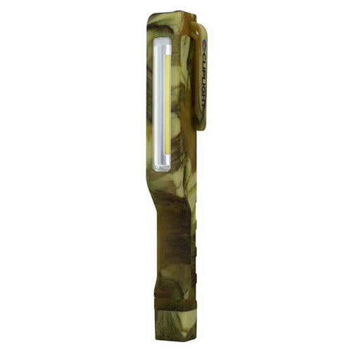 Cliplight 111116 Clipstrip Super Bright Pocket LED Camo Flashlight, 140 lm, AAA, Camouflage