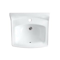 Kohler K-2031-0 Greenwich Vitreous China 1-Hole Single-Bowl Wall Mount Sink