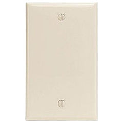 Leviton 80714-T Blank Wallplate Standard Size 1 Gang Light Almond