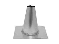 Metal-Fab 3MFT Tall Cone Flat Flashing 3 in Pipe 7.5 in L Base