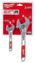 Milwaukee 48-22-7400 Adjustable Wrench Set 2 Pieces 6 in 10 in