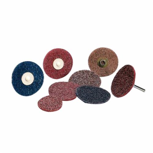 Standard Abrasives 7000046875 Quick-Change Surface Conditioning Disc, 3 in Dia Disc, Coarse Grade, Aluminum Oxide Abrasive, Type TR Attachment