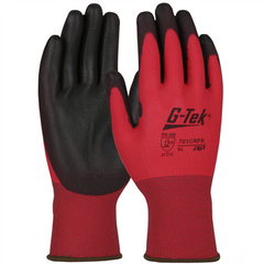 PIP 701CRPB/M Red Knit Wrist Cuff Medium General Purpose Gloves