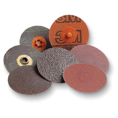 3M 7000045092 Roloc™ 7000045092 Abrasive Disc, 1 in Dia Disc, 36 Grit, Very Coarse Grade, Aluminum Oxide Abrasive, Type TR Attachment