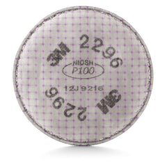 3M 7000127450 Advanced Particulate Filter 2296 P100 with Nuisance Level Acid Gas Relief 100 EA/Case