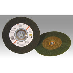 3M 7100123075 Green Corps Depressed Center Grinding Wheel T27 7 in x 1/4 in x 5/8-11 Internal 10/Inner 20 ea/Case