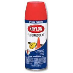 Krylon K03102777 Krylon Flourescent Yellow Orange 12 oz.