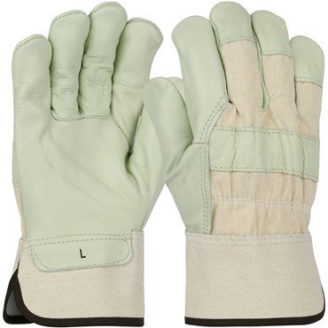 PIP 5000/XL Natural Safety X-Large Leather Palm Gloves