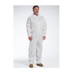 PIP C3800/XXXXL Basic Coverall Zipper Front and Collar SIZE 4XL