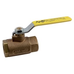 Apollo 8010201 Ball Valve 80-100 Bronze 3/8 Inch FPT 2-Piece UL Listed LP Gas Standard Port