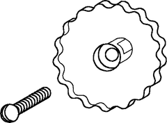 Johnson Controls T-4002-5012 Adjusting Knob Kit Power Pack of 10