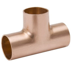 Mueller WB04006 Streamline Tee, 1/2 in, C, Wrought Copper