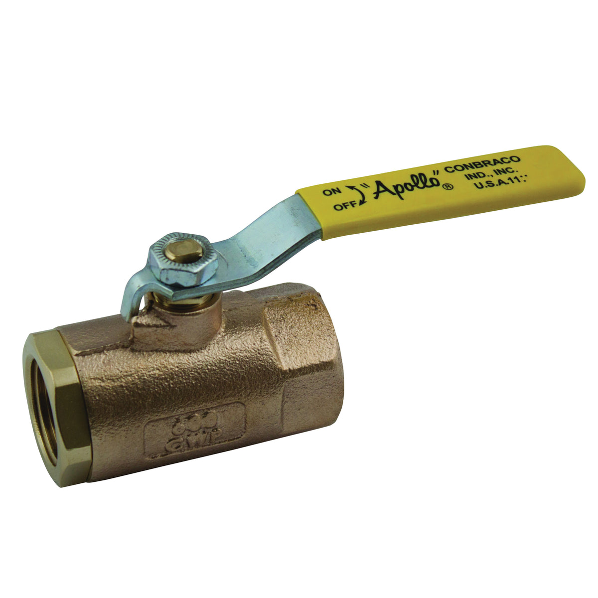 Conbraco 7010841 Apollo 2-Way Ball Valve - Manually Operated, 600 psi Max, Inline Threaded