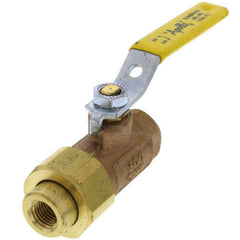 Conbraco 7030501 1/2 in FNPT Bronze Ball Valve Inline Single Union