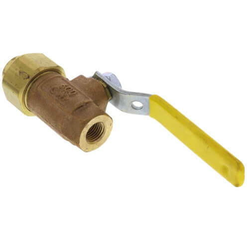 Conbraco 7030501 1/2 in FNPT Bronze Ball Valve Inline Single Union