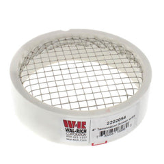 Wal-Rich 2202054 Termination Vent Screen 4 in