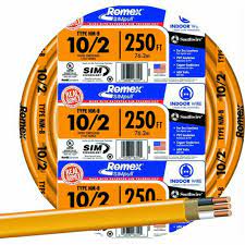 Diversitech 620-10-2 Romex Wire 600V Non-Metallic Sheathed Cable 250' Roll