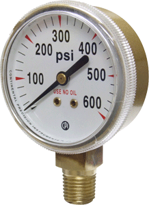 Uniweld G8D Welding Gauges 2 600psi BM Brass Case