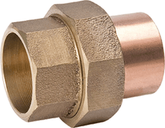 Mueller A11205NL Copper Union, 1-3/8 OD (C x C) C-107 Lead-Free