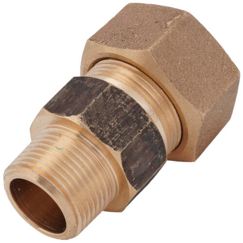 A.Y. McDonald 5130-102 3/4 in. Compression x MNPT Water Service Brass Coupling M74753TF