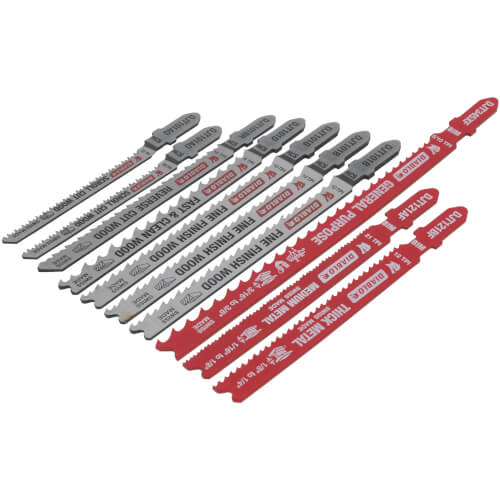 Diablo DJT10S 10 pc T-Shank Jig Saw Blade Set for Wood & Metal