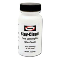 Harris SCPF4 Stay-Clean Paste Soldering Flux, 4 oz Brush Cap Dispenser