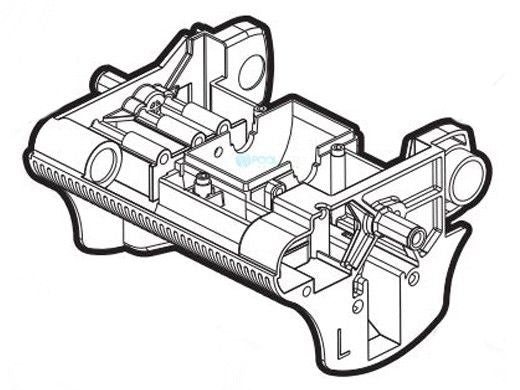 Hayward PVX792SA-236 Aquanaut 2-Wheel Lower Body | Metallic Black