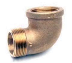 MATCO-NORCA B-ST9004LF 3/4 in. Female x Male Brass 90-Degree Street Elbow Replacement MPN