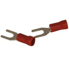 Mars 86302 Spade Connector Forked #10 Stud 13/64 ID Insulated 12-10 American Wire Gauge 12 Pack 105 Degree Celsius