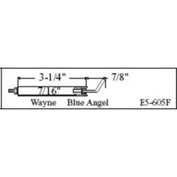 Westwood E5-605F Igniter Set of 2 7/16 x 4-1/8 Inch for Wayne Blue Angel Burners