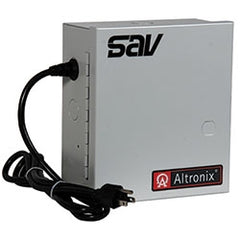 Altronix SAV9D CCTV Power Supply, PTC Class Outputs, 12VDC at 5A, BC100 Enclosure