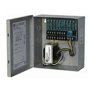 Altronix ALTV248 CCTV Power Supply, Fused Outputs, 24/28VAC at 4A, 115VAC, BC100 Enclosure