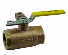 Apollo Valves 75-103-41 75-100 Series 1/2 in Bronze Standard Port FNPT 600# Ball Valve