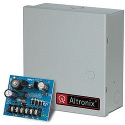 Altronix SMP3ET Power Supply Charger with TP1640, Single Output, 6/12VDC at 2.5A, BC100 Enclosure