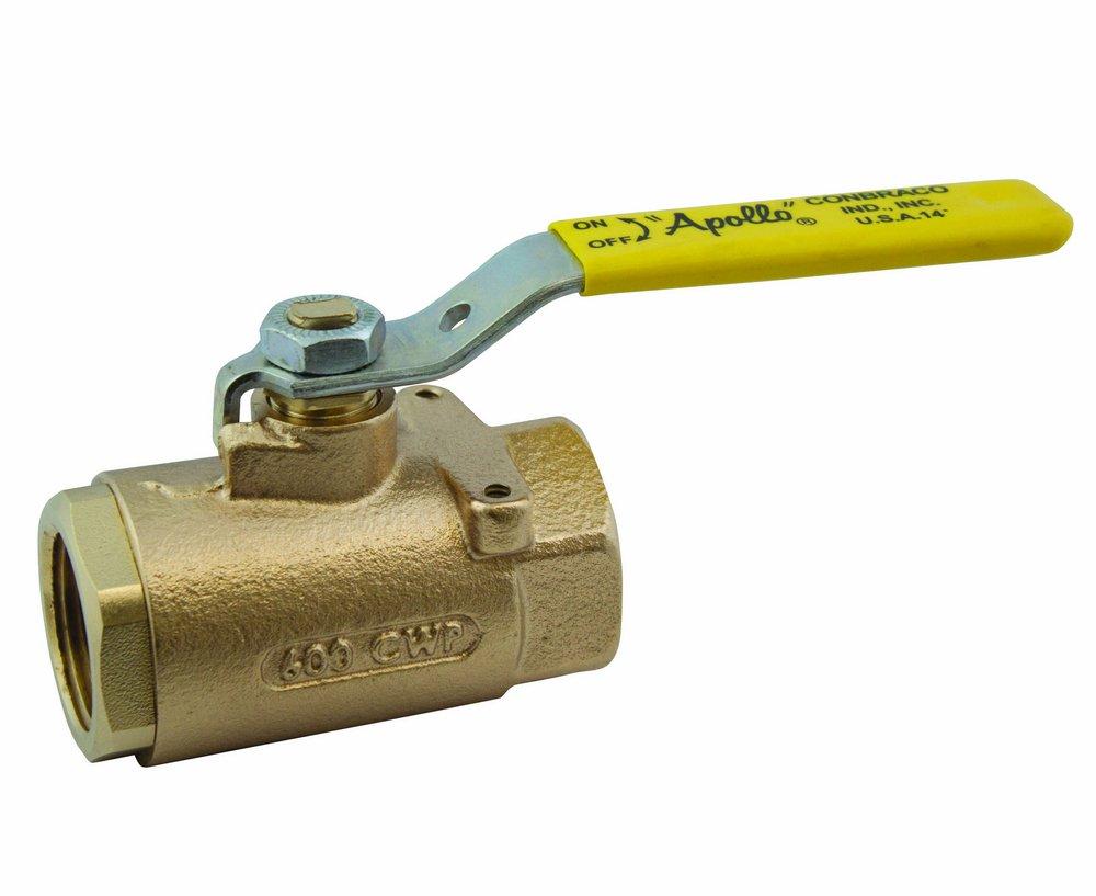 Apollo Valves 7110401 71 Series 3/4 in. Bronze Standard Port FNPT 600# Ball Valve