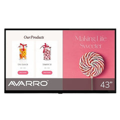 AVARRO V2-P43ES 43 Pro E Series 4K Ultra HD LED Commercial Display