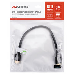 AVARRO 0E-HDMIP1 1' UHD 4K HDMI Cable with Ethernet