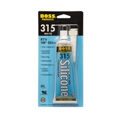 Boss 31521 Silicone RTV Sealant White 3 Ounce Tube B/C Replacement MPN