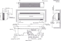 Daikin FXAQ18PVJU Indoor Wall Mounted VRV Fan Coil