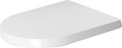 Duravit 0020090000 ME by Starck Elongated Closed Front Toilet Seat with Cover in White