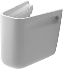 Duravit 08571800002 D-Code Vitreous China Siphon Cover for Basin in White Alpin