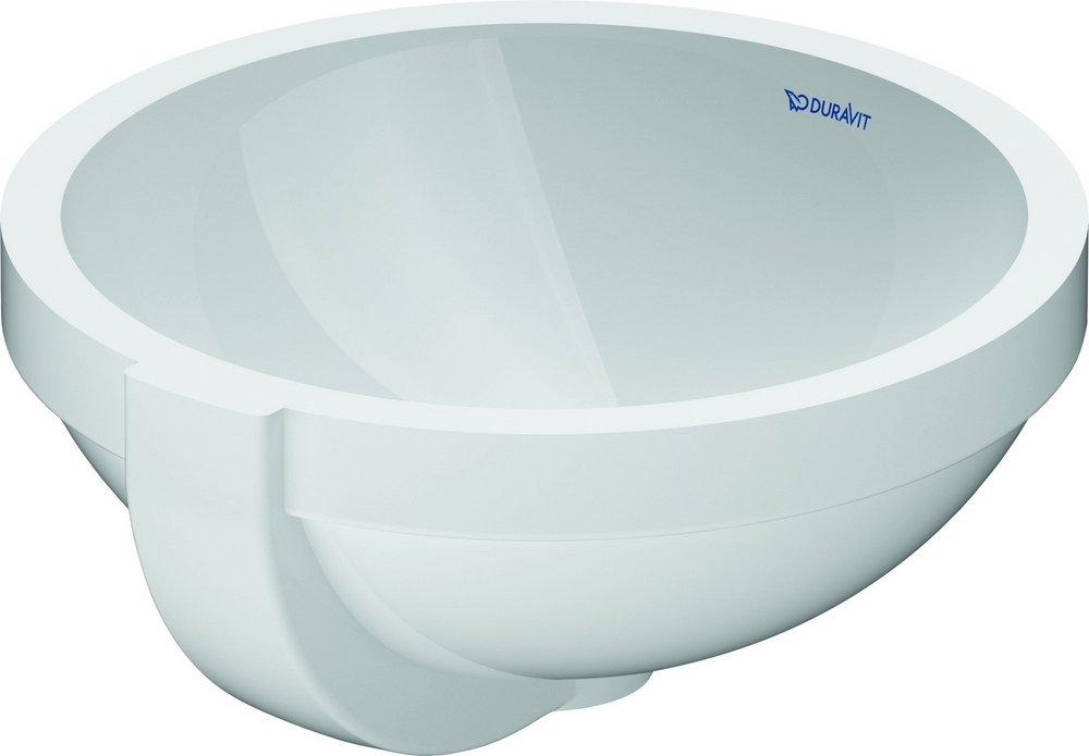 Duravit 0319320000 Architec 14-1/4 x 14-1/4 in. Round Undermount Bathroom Sink in White