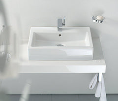 Duravit 0454600000 Vero 23-5/8 x 18-1/2 in. Rectangular Wall Mount Bathroom Sink in White